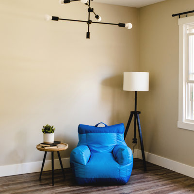 Fauteuil poire avec porte-gobelet et poche en mélange de polyester et de nylon durable pour résidence étudiante Big Joe