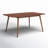 35.5 " Extendable Rectangular Dining Table