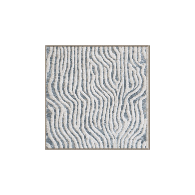 Machine Washable Beige Area Rug, Square 6'