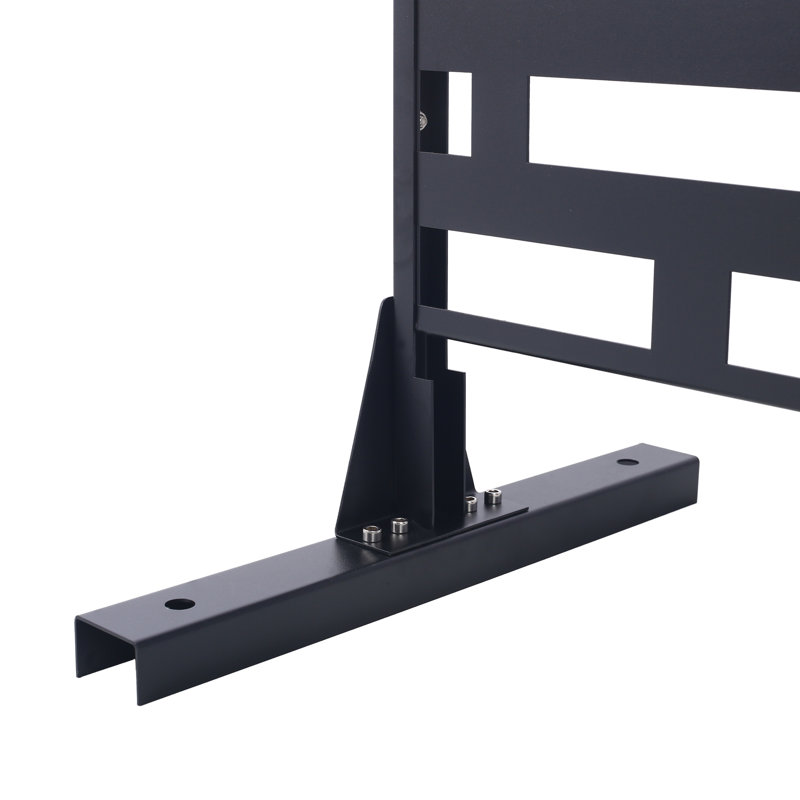 Outdoor & Indoor Privacy Screen Metal Privacy Screen, Black