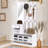 Hall Tree 35.4'' Wide with Shoe Storage and Mirror-633834834