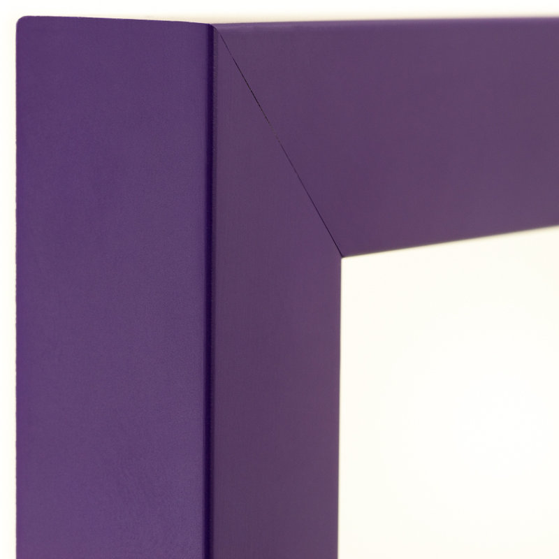Cadre photo confetti 0,875 po Confetti, L 5 po x H 7 po avec passe-partout l 4 po x H 6 po, Mauve