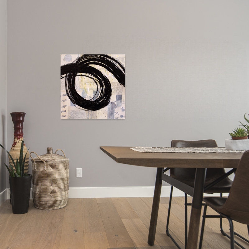 «Brushstroke No. 8», art contemporain abstrait, H 24 po x l 24 po