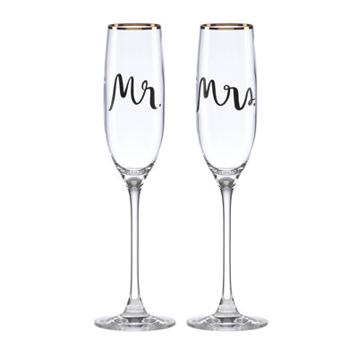 Bridal Party 6 oz. Flute Set