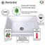 Cape 29.5'' L Single Basin Kitchen Sink