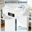 Ventilateur portatif 2,6 gallons avec télécommande