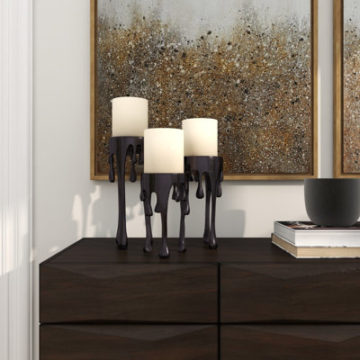 Moderna 11.8" H Aluminum Candlestick