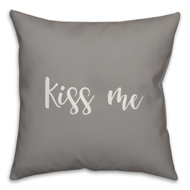 Throw Pillow, Gray, Pillow Cover & Insert
