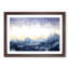 Yellow Sky Above the Mountain in Abstract - Picture Frame Graphic Art Print-55759418-55759417