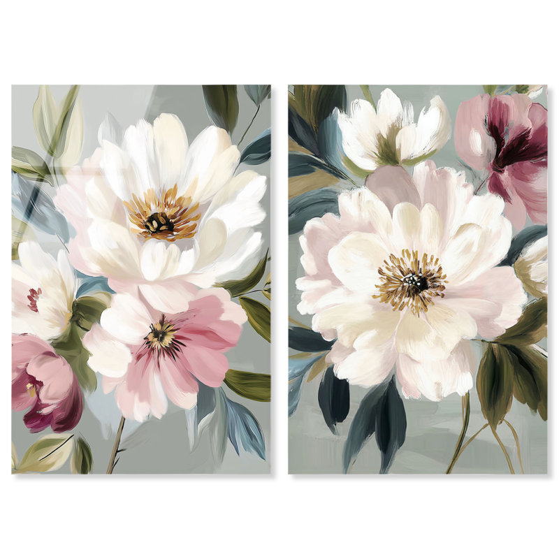 Décoration murale Peony Reverie, H 15 po x l 20 po, High Gloss Acrylic Print