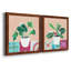 «Growing Happy I», ensemble de 2 peintures sur toile encadrées-1361399095-1361399050