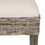 Chaise d'appoint Brianna en blanc / beige