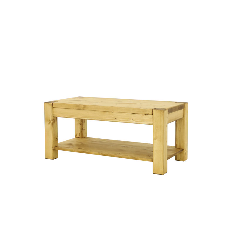 Mccomas Solid Wood Four Leg Coffee Table
