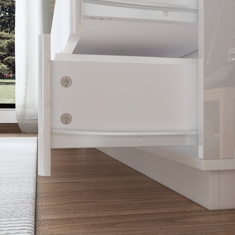 Commode double l 8 po Brohdy, Blanc