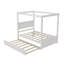 Lit plateforme double à baldaquin-1444730351