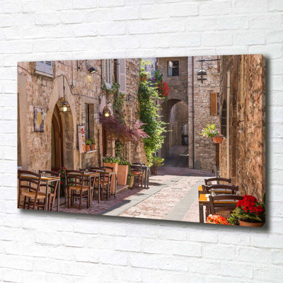 Italian Street - Wrapped Canvas Print