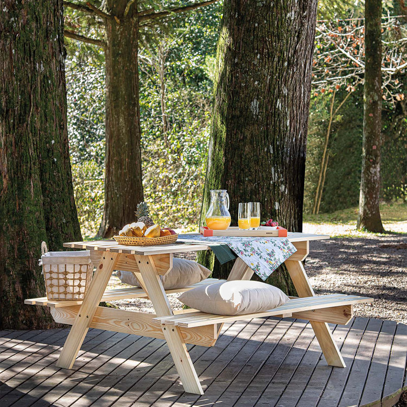 6 - Person Patio Dining Set with Rectangular Table