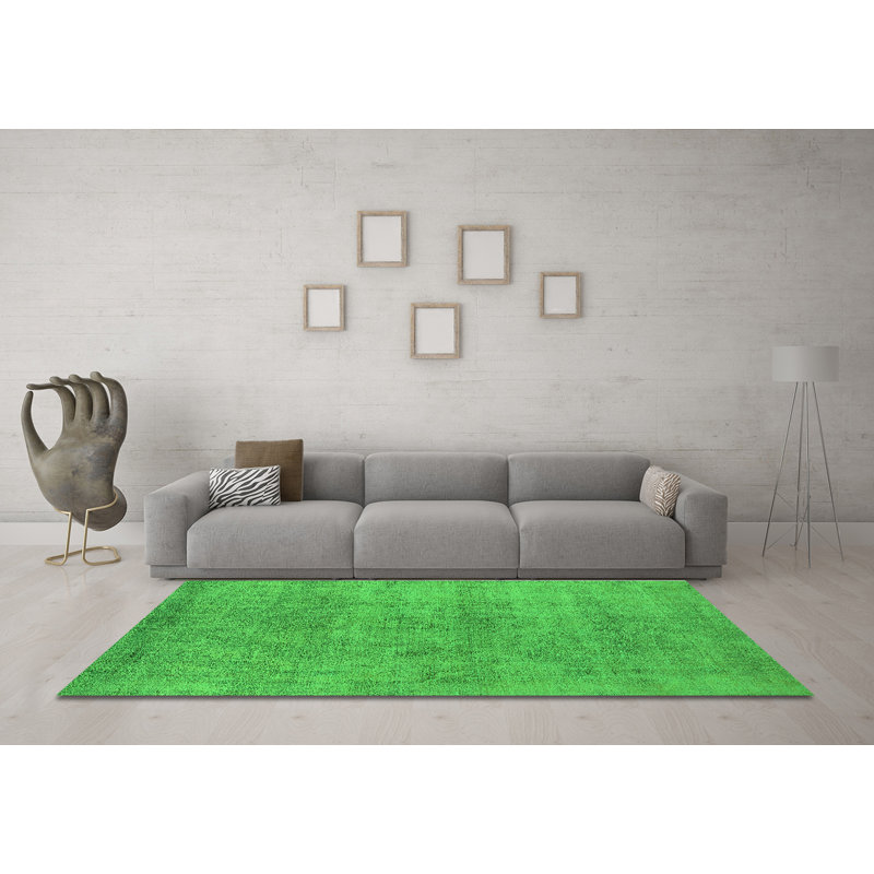 Elica Washable Indoor Rug, Round 5'