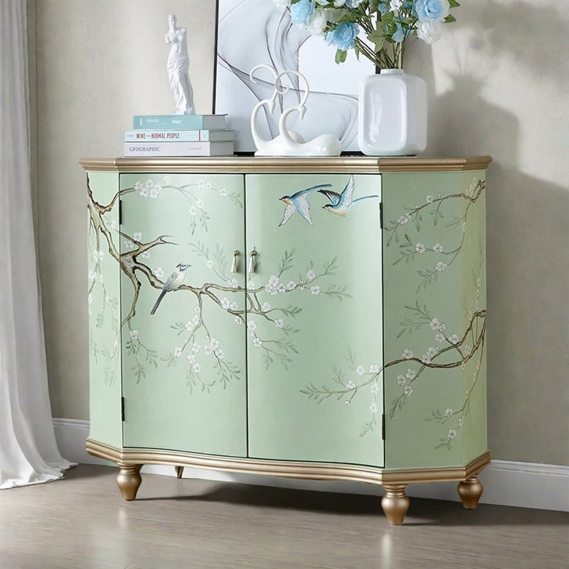 Armoire d'appoint en bois clair