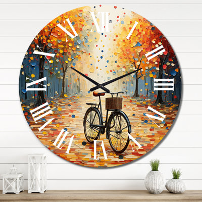 Horloge murale en métal