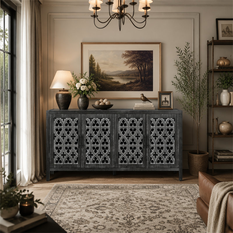 Armoire antique Hollow, Antique Black