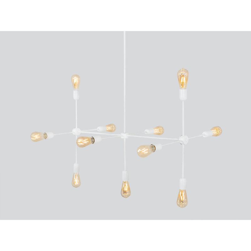 Triso 11 - Light Unique/Statement Pendant, White
