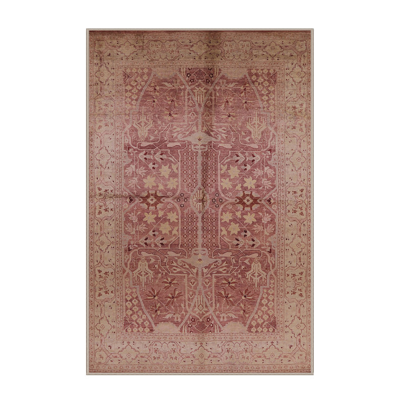 Tapis brun à motif oriental, Rectangle 4 pi x 6 pi
