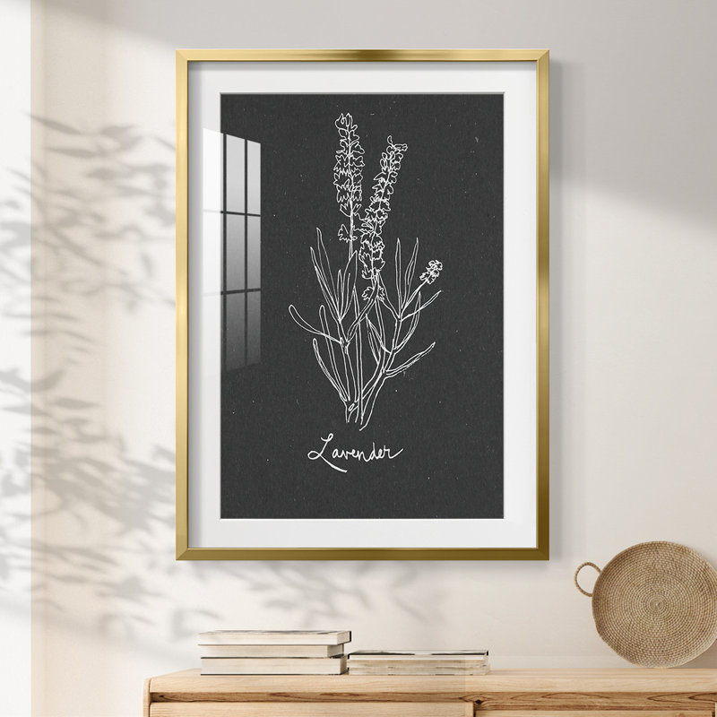 «Sandstone Engraving I» - Toile tendue avec châssis, H 25,5 po x l 17,5 po, Doré