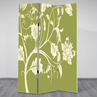 Marquis 48'' W x 72'' H 3 - Panel Solid Wood Folding Room Divider