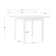 Fairbairn Aitana Square Drop Leaf Table