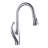 Topcraft Stainless Steel Single Handle Pull-Down Sprayer Kitchen Sink Faucet with 360° Swivel Spout-49655654