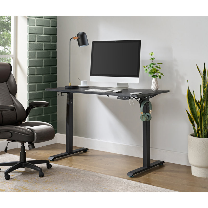 Torres Adjustable Height Steel Computer Desk