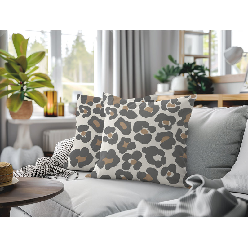 Coussin intérieur / extérieur Davi, 18x18, Gray