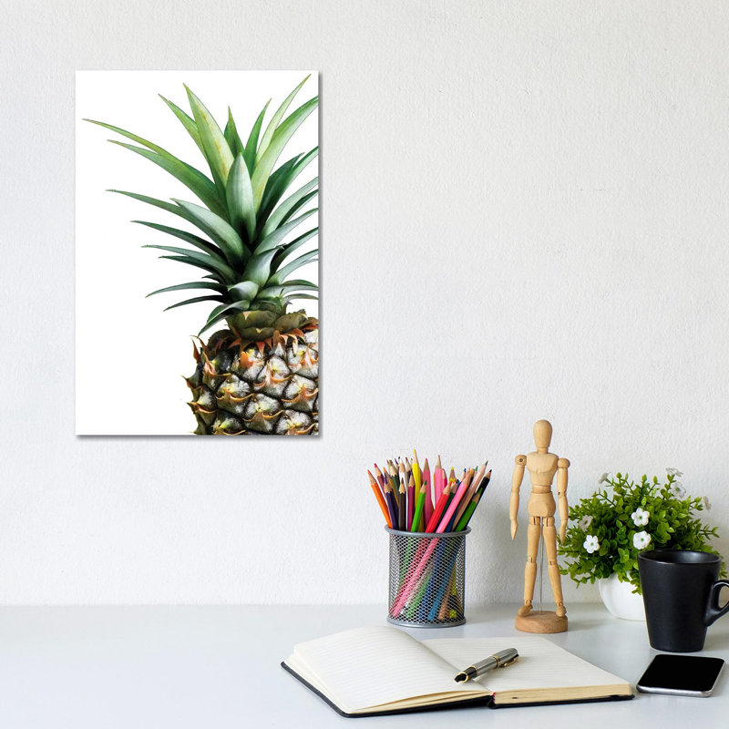Pineapple by Lexie Greer - Gallery-Wrapped Canvas Giclée on Canvas, 20.32 cm H x 30.48 cm W, Wrapped Canvas