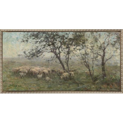 A Flock Of Sheep Canvas Wall Art