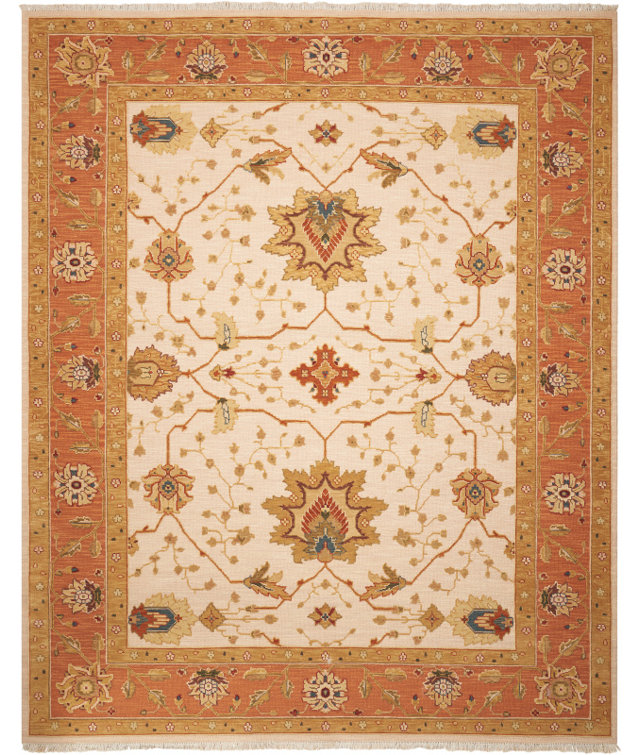 Tapis oriental en laine tissé à la main Burnham