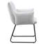 Donica Light Drey Upholstered Dining Arm Chair(Only Dining Chairs)