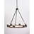 Nishimura 27" W 6-Light Wagon Wheel Chandelier