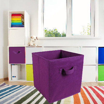 Cube ou bac en tissu pliable
