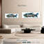 Ensemble de 3 poissons sur toile Tarpon-2061114601