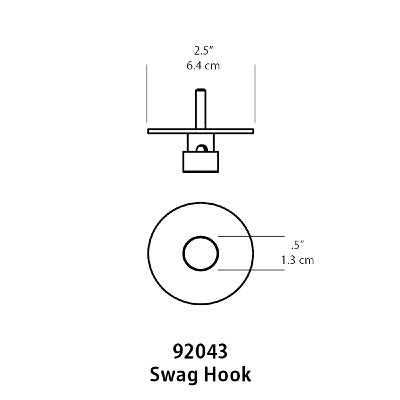 Optional Ceiling Swag Clip