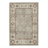Distressed Homage Hand Knotted Wool Geometric Area Rug