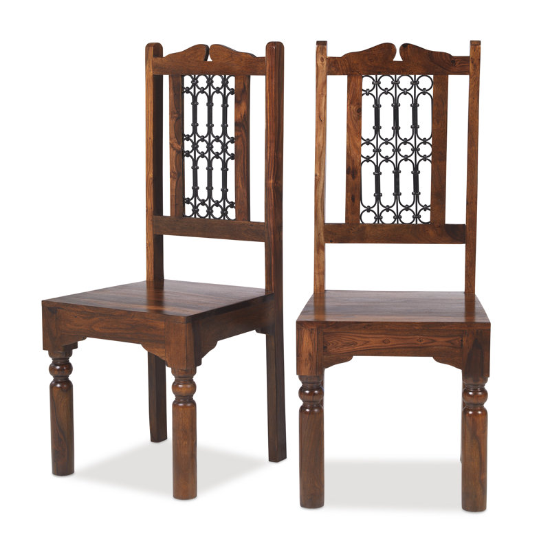 Mathilda Solid Wood Slat Back Side Chair
