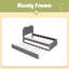 Lit plateforme tapissier avec pieds et gigogne en bois-1304844024-1304844023