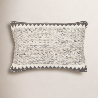 Doralia Embroidered Lumbar Throw Pillow