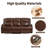 2-Piece Genuine Leather Reclining Living Room Set-127681979