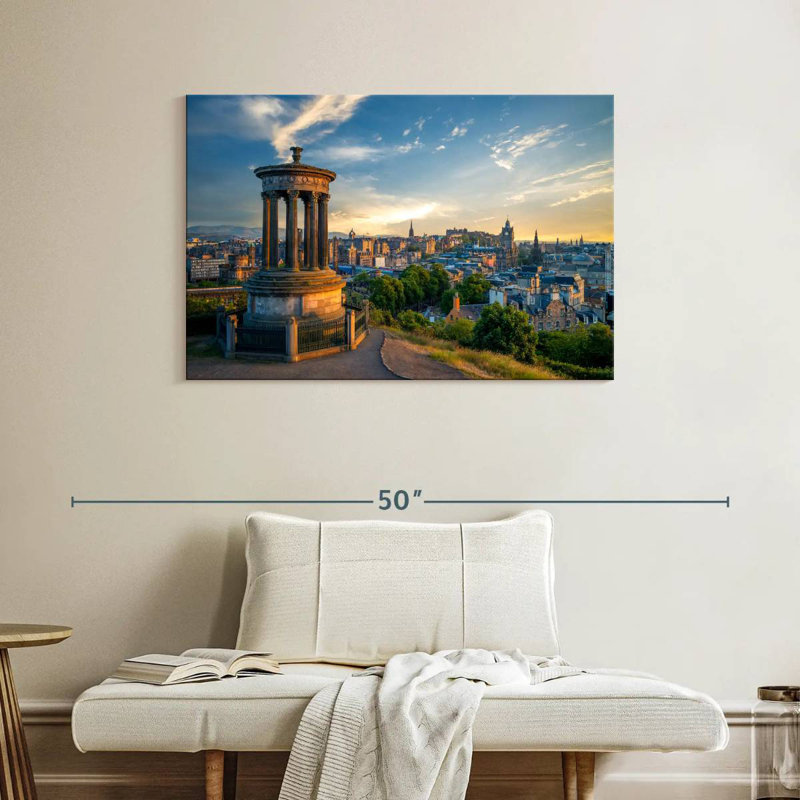 Lilie Edinburgh de Calton Hill, H 26 po x l 39 po