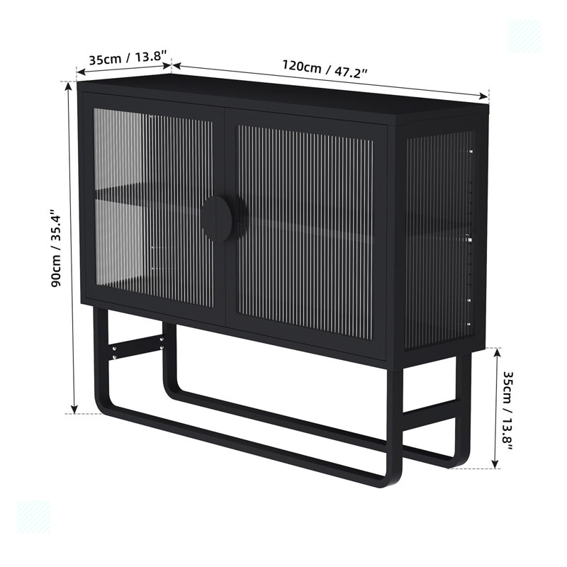 Armoire d'appoint en acier Iashod