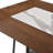 Arevalo Transitional 79 In. Rectangular Dining Table With Brown Wood And White Sintered Stone Table Top - Seats Up To 6