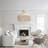 Calpella -Natural and White Rattan Light Pendant-2078343071